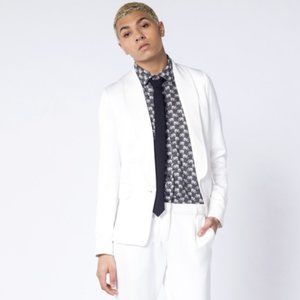 THE EMPOWER IVORY TUX BLAZER WILDFANG Size Large